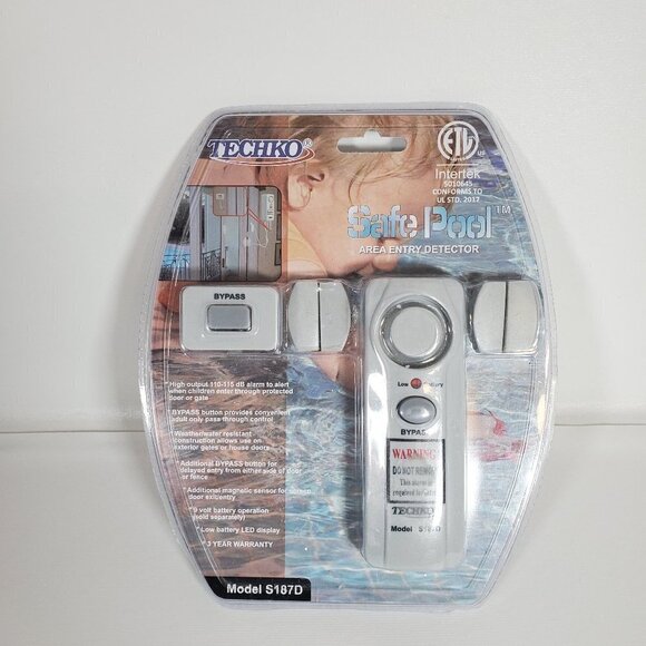 New Techko S187D Safe Pool Area Entry Detector in retail sealed package - Picture 1 of 2